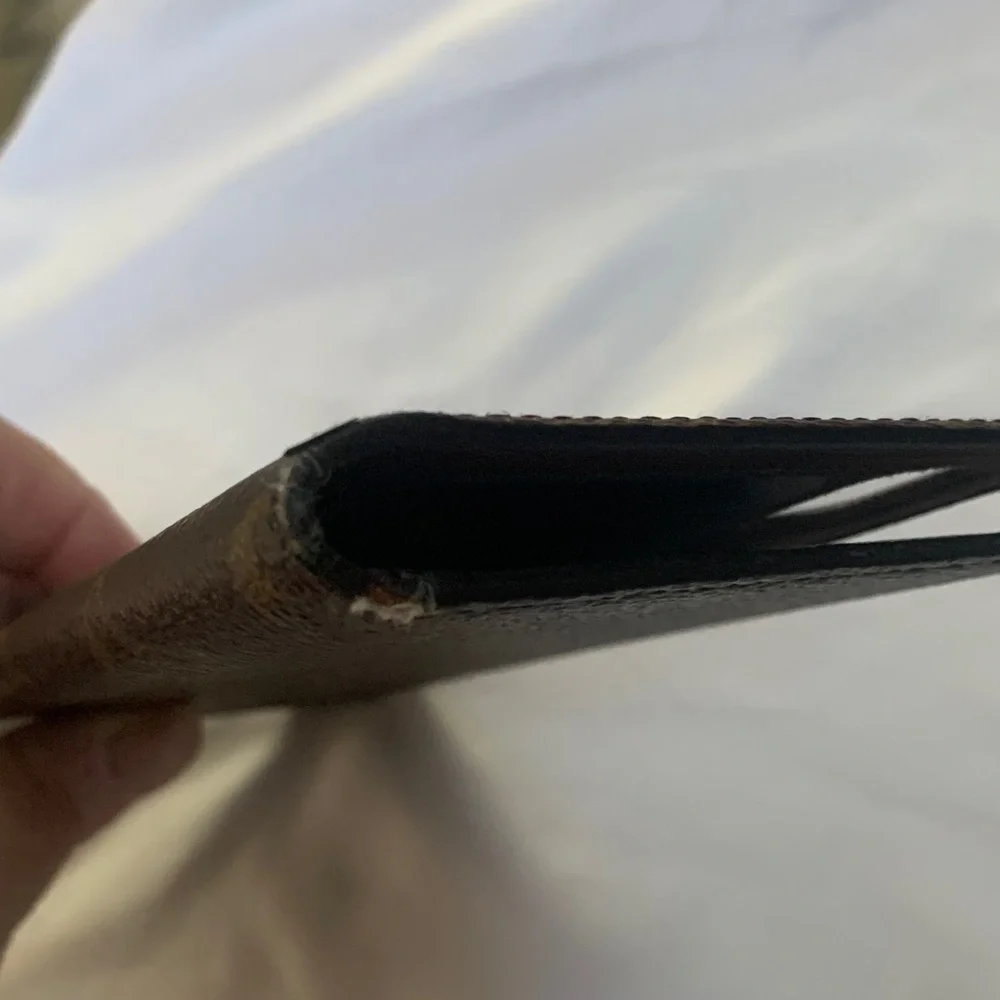 Louis Vuitton Brown and Tan Cell Phone Holder